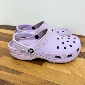 Crocs Original purple play condition water sandal shoes Sz J 5 Girls Youth Women